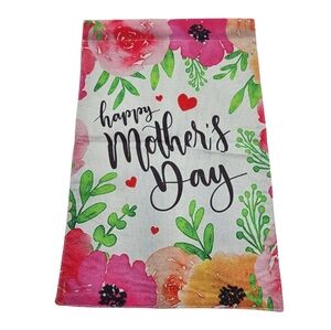 Happy Mother's Day Floral Garden Flag *NIP*